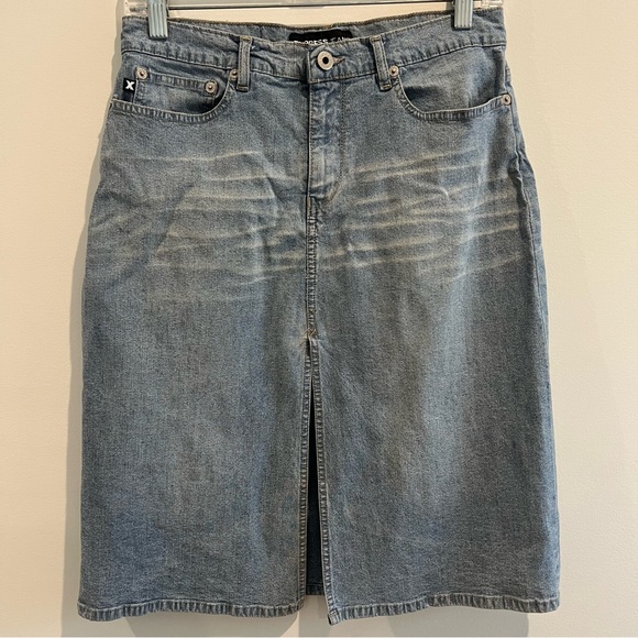 Express Dresses & Skirts - Express jean skirt‎